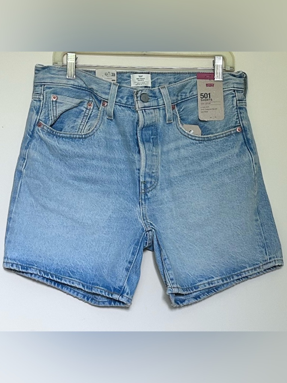 Levi's Light Blue Denim  Shorts